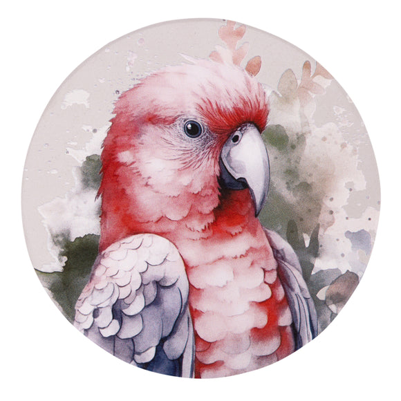 Galah Ceramic Coaster - Native Blooms