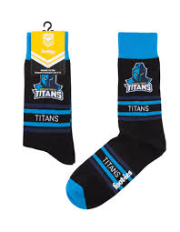 NRL Stripe Socks - Titans