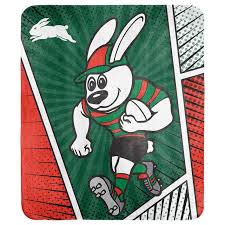 NRL Fleece Rug - Rabbitohs