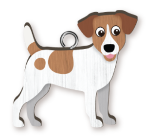 Jack Russell - Dog Keyring Landmark