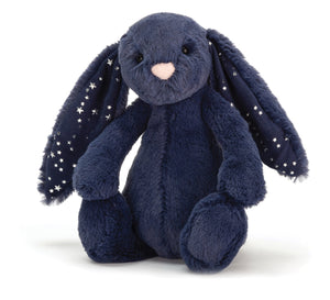 Dark Blue Stardust Bunny - Jelly Cat