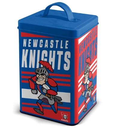 NRL Storage/Cookie Tin - Knights