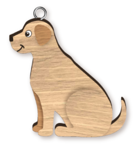 Labrador - Dog Keyring Landmark