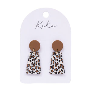 Leopard Print Earrings - Kiki