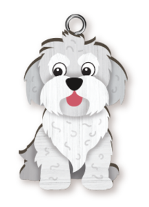 Maltese - Dog Keyring Landmark