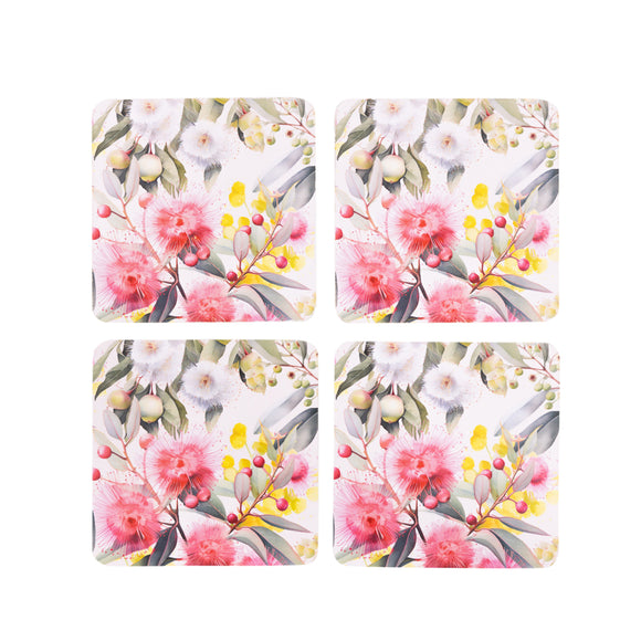 Set Of 4 Coasters - Native Blooms