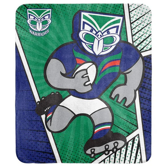 NRL Fleece Rug - Warriors