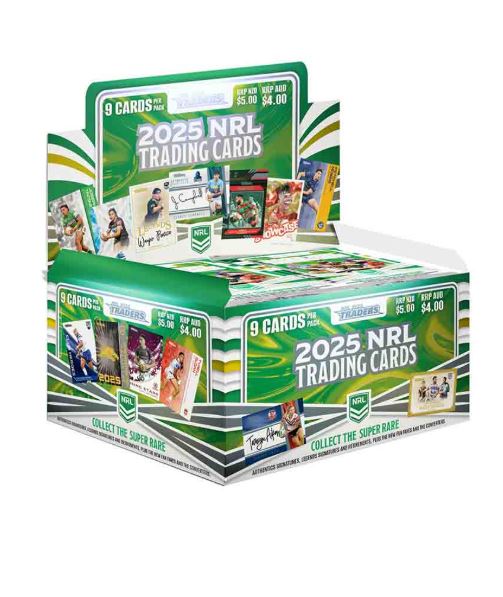 NRL Full Box 2025 Trading Cards (pack of 36)