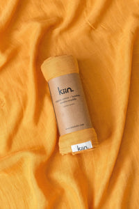 KIIN BAMBOO ORGANIC SWADDLE - AMBER