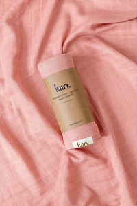 KIIN BAMBOO ORGANIC SWADDLE - PEONY
