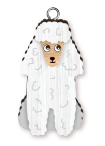 Poodle - Dog Keyring Landmark