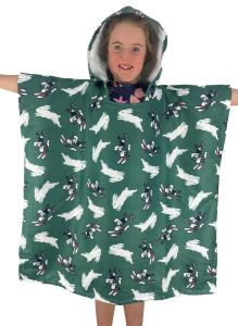 NRL Youth Hooded Beach Towel - Rabbitohs