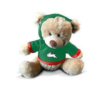 NRL Teddy With Hoodie - Rabbitohs