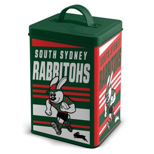 NRL Storage/Cookie Tin - Rabbitohs