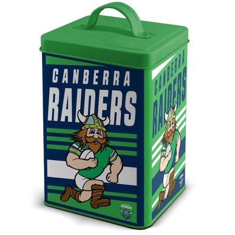 NRL Storage/Cookie Tin - Raiders