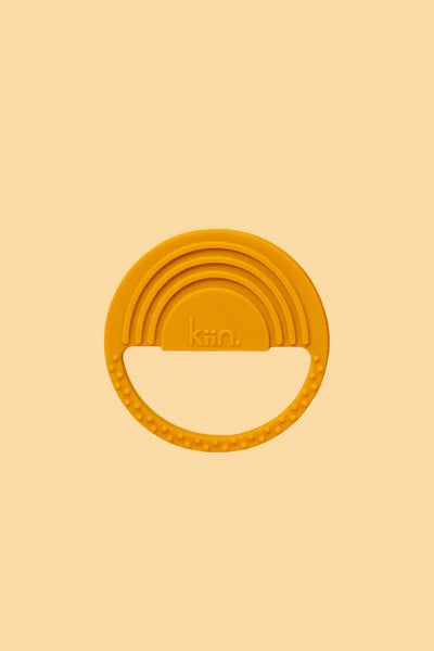 Kiin Rainbow Silicone Teether- Copper