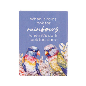 Rainbows Ceramic Magnet - Native Blooms
