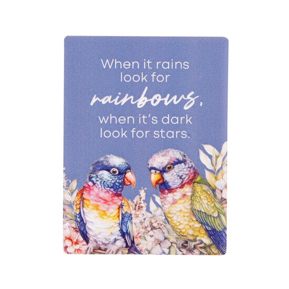 Rainbows Ceramic Magnet - Native Blooms