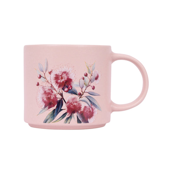 Red Floral Mug - Native Blooms