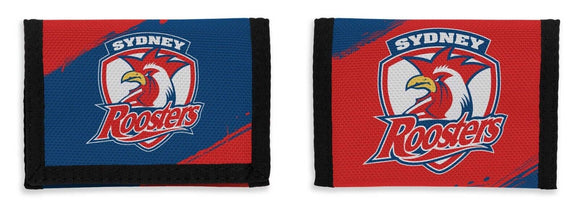 NRL Nylon Sports Wallet- Roosters