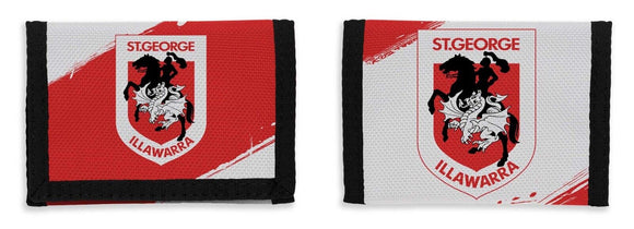 NRL Nylon Sports Wallet- Dragons