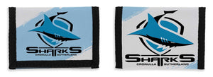 NRL Nylon Sports Wallet- Sharks