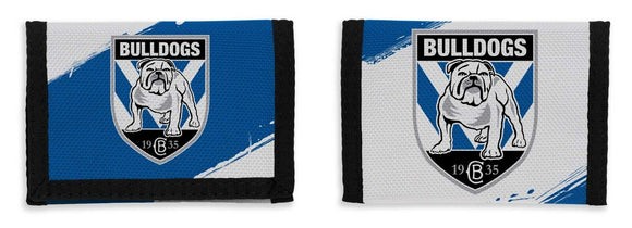 NRL Nylon Sports Wallet- Bulldogs