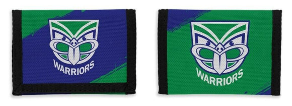 NRL Nylon Sports Wallet- Warriors