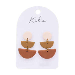 Semi Circle Earrings - Kiki