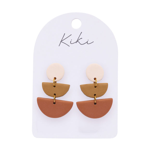 Semi Circle Earrings - Kiki