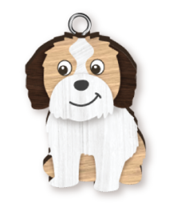 Shih Tzu - Dog Keyring Landmark