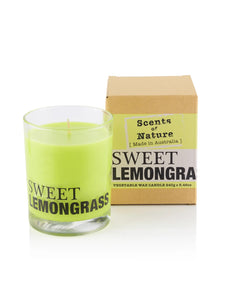 Scents Of Nature Candle Sweet Lemongrass 240g By Tilley