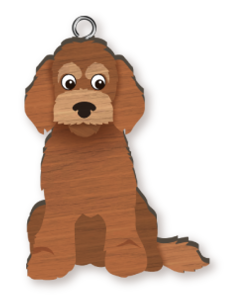 Spoodle - Dog Keyring Landmark