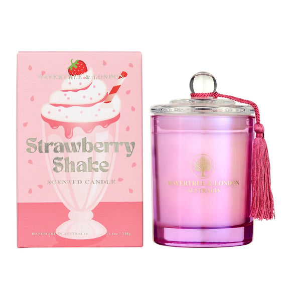 Wavertree & London Candle 330g Strawberry Shake