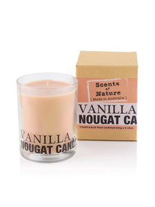 Scents Of Nature Candle Vanilla Nougat Candy 240g By Tilley