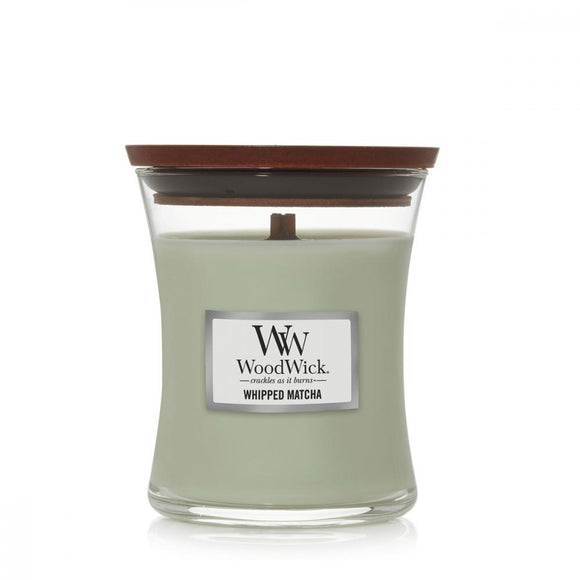 Woodwick Medium Candle Whipped Matcha