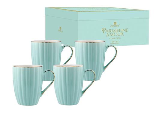 Parisienne Set Of 4 Mint Mugs