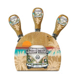 Lisa Pollock Magnetic Cheese Knife Block Kombi Sunset