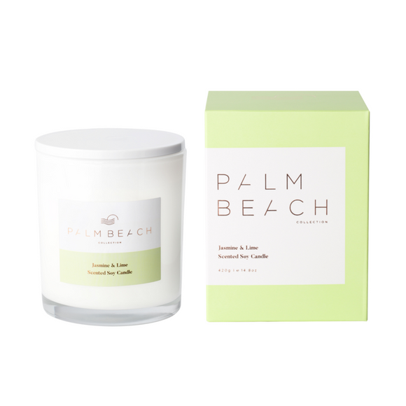 Palm Beach Standard Candle Jasmine & Lime 420g