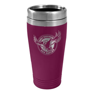 NRL Sless Steel Travel Mug Sea Eagles