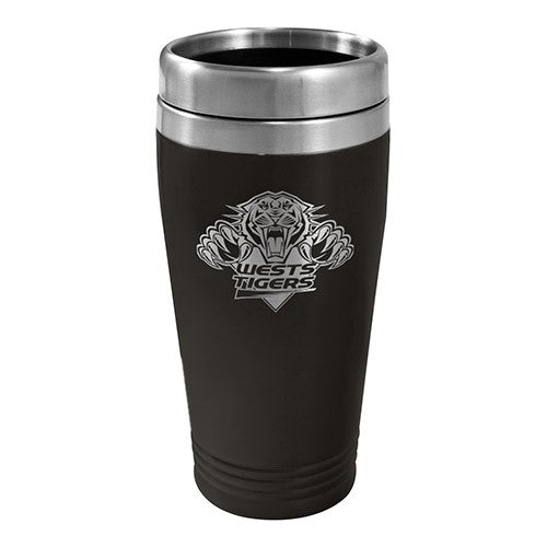 NRL Sless Steel Travel Mug Tigers