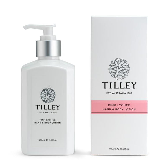 Tilley Hand & Body lotion 400ml Pink Lychee