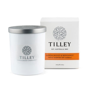 Tilley Candle Sandalwood & Bergamot 240g