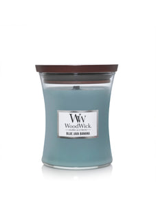 WoodWick Candle Medium Blue Java Banana