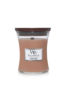 WoodWick Candle Medium Golden Milk