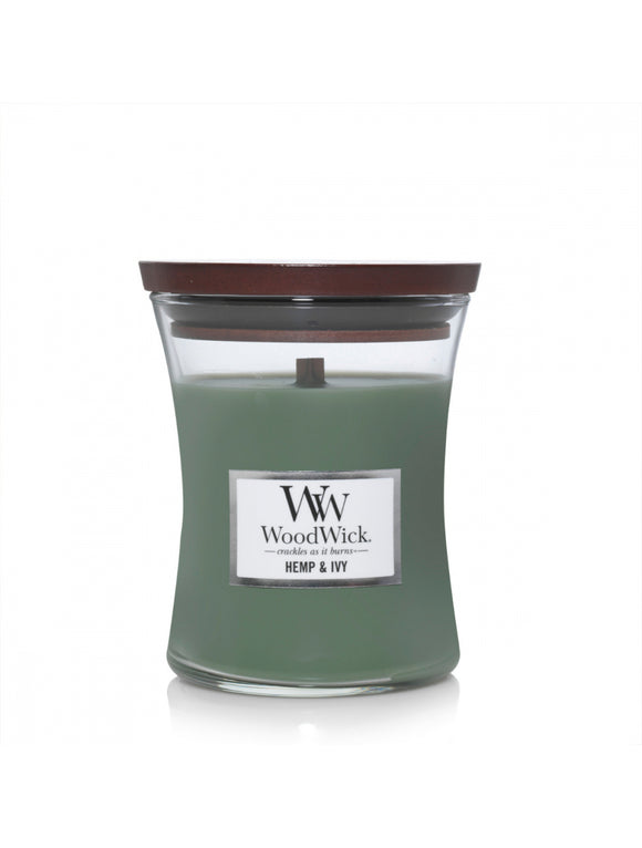 WoodWick Candle Medium Hemp & Ivy