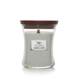 WoodWick Candle Medium Lavender & Cedar