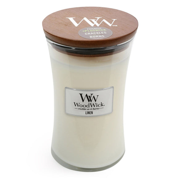 WoodWick Candle Large Linen