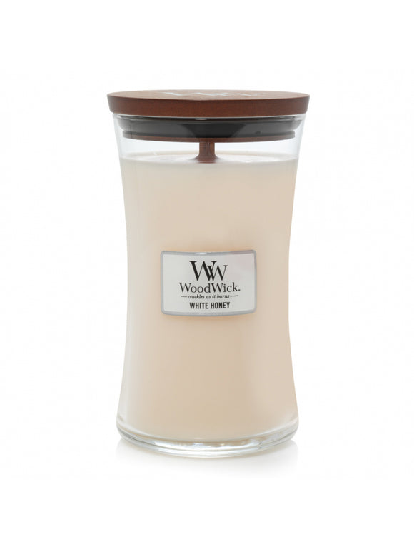 WoodWick Candle Large White Honey